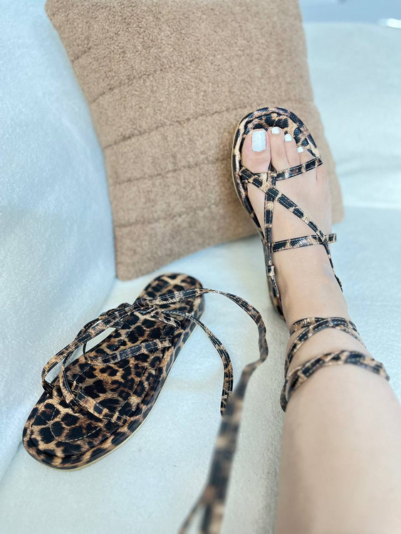 صندل انگشتی بندی پلنگی